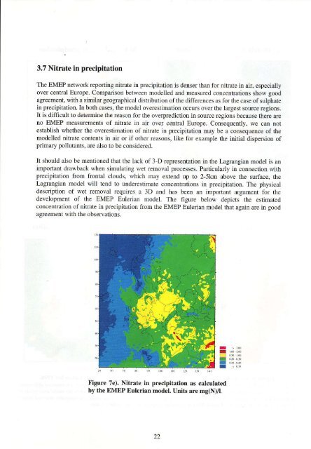 Geographical distribution of sulphur and nitrogen ... - EMEP