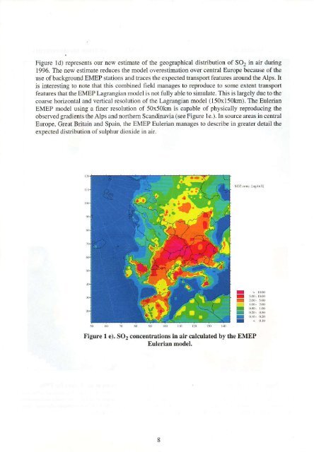 Geographical distribution of sulphur and nitrogen ... - EMEP