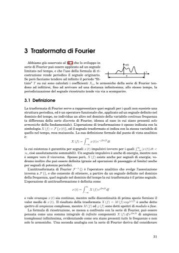 3 Trasformata di Fourier - ingbeninato