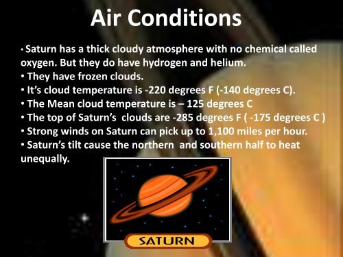 Facts About Saturn By: Shannon , Alex And Kasey