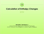 Calculation of Enthalpy Changes - Che 31. Introduction to Chemical ...