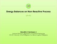 Energy Balances On Non- – Reactive Process - Che 31. Introduction ...