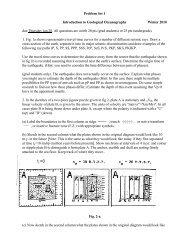 Problem Set 1 Introduction to Geological Oceanography Winter ...