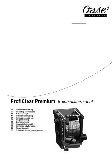 ProfiClear Premium Trommelfiltermodul