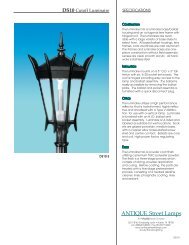 DS10 - ANTIQUE Street Lamps
