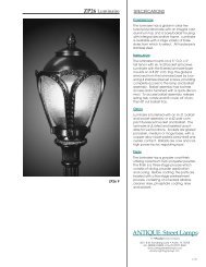 ZP26 - ANTIQUE Street Lamps