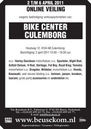 BIKE CENTER CULEMBORG - Veiling - Van Beusekom