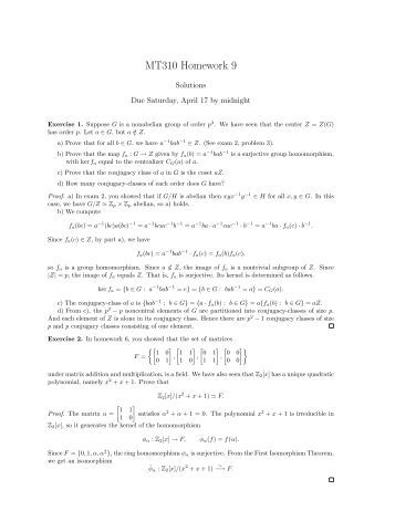 Homework solution 9 7