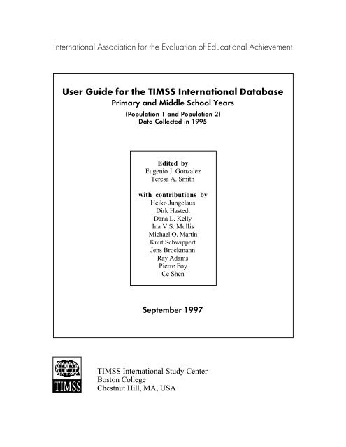 User Guide for the TIMSS International Database.pdf - TIMSS and ...