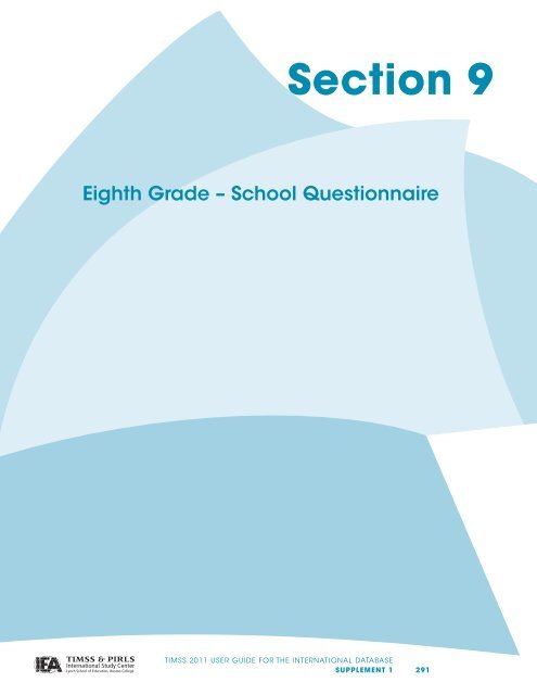 Supplement 1 - TIMSS and PIRLS Home - Boston College