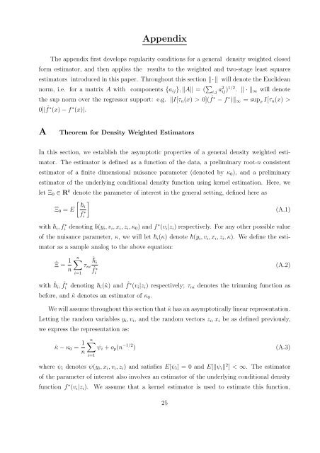 weighted and two stage least squares estimation of ... - Boston College