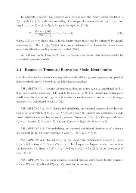 weighted and two stage least squares estimation of ... - Boston College