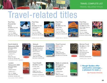 Travel-related titles