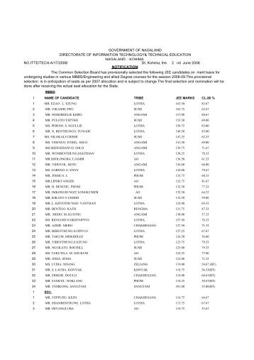 seleted list pbc & pcm 2008 - Department of Information Technology ...