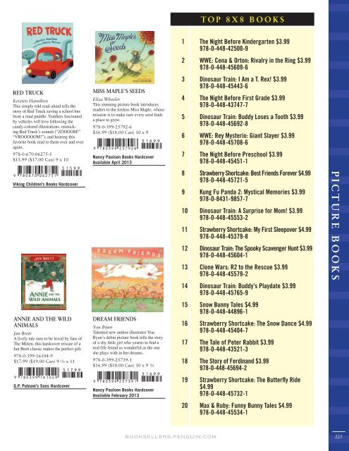 Penguin Group(USA) Gift Catalog 2 • 0 • 1 • 3 - Bookseller Services ...