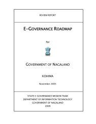 e-governance roadmap - Department of Information Technology ...