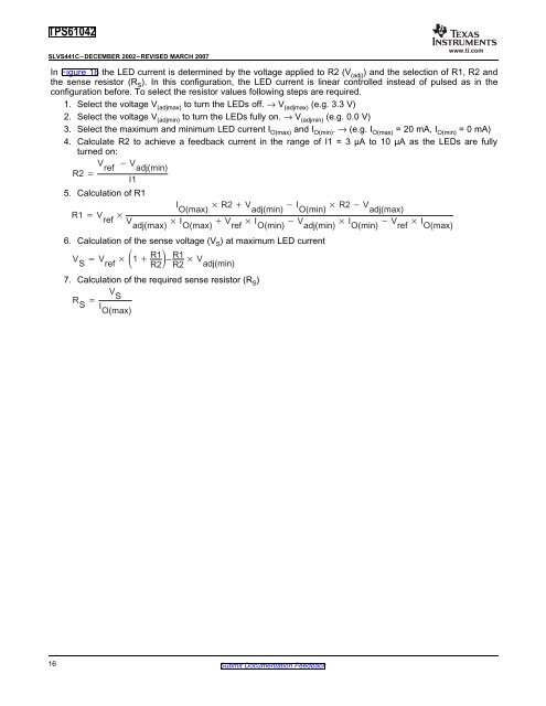 Constant Current LED Driver (Rev. C) - Educypedia