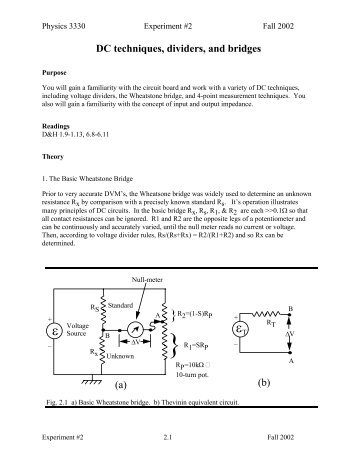 Wheatstone Bridge & the Resistivity of Copper