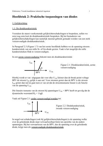 Praktische toepassingen van diodes