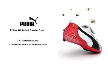 PUMA AG Rudolf Dassler Sport ZWISCHENBERICHT - About PUMA