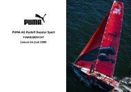 PUMA AG Rudolf Dassler Sport - About PUMA