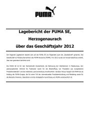 puma geschäftsbericht 2012