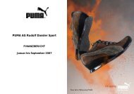 PUMA AG Rudolf Dassler Sport FINANCIAL REPORT ... - About PUMA