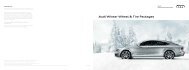 Audi Winter Wheel & Tire Packages - Audi of America