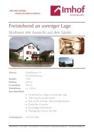Freistehend an sonniger Lage - Homegate.ch
