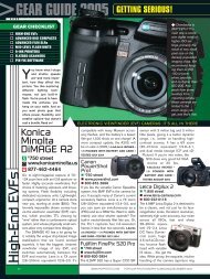 GEAR GUIDE 2005 - Popular Photography