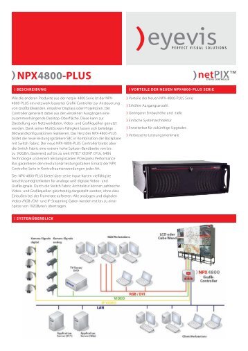 netPIX 4800-PLUS - Eyevis GmbH