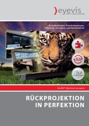 RüCkPRojektion in PeRfektion - Eyevis GmbH