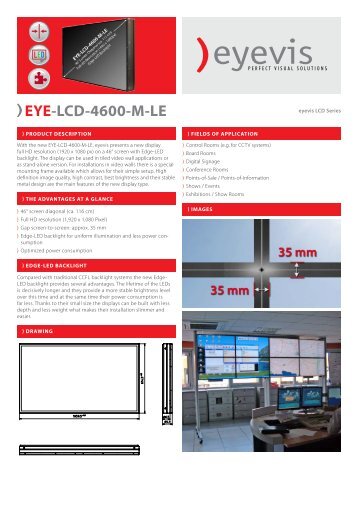 EYE-LCD-4600-M-LE - Eyevis GmbH