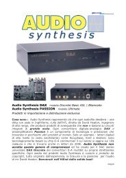 Audio Synthesis DAX Audio Synthesis PASSION modello Ultimate