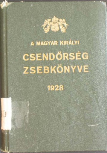 1. - Magyar Királyi Csendőrség