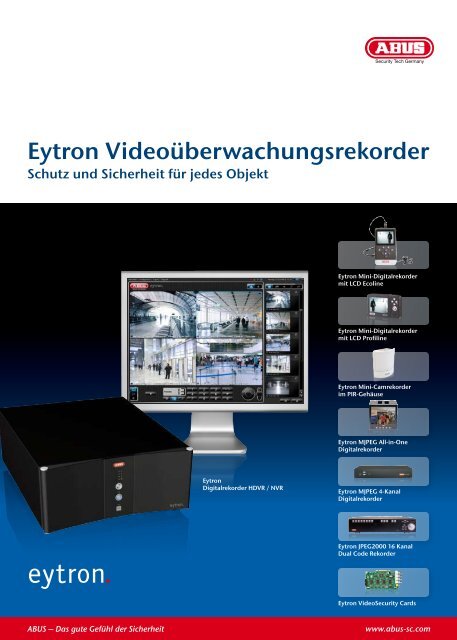 Eytron Videoüberwachungsrekorder - ABUS Security-Center