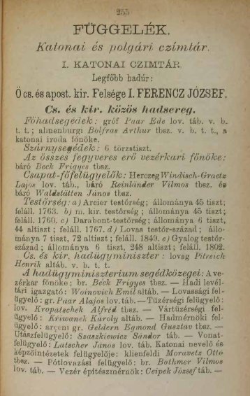 5 Zsebkonyv1904 pp255-316.pdf - Magyar Királyi Csendőrség