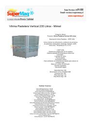 Vitrina Pastelera Vertical 235 Litros - Mimet - Maquinas Mimet