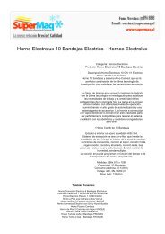 Horno Electrolux 10 Bandejas Electrico - Hornos ... - Maquinas Mimet