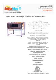 Horno Turbo 5 Bandejas VENANCIO - Horno Turbo - Maquinas Mimet