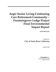 Fountaingrove Environmental Impact Report - City of Santa Rosa ...