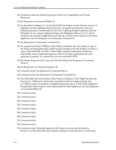 Fountaingrove Environmental Impact Report - City of Santa Rosa ...