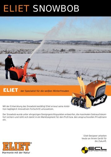 ELIET SNOWBOB - Gruene-branche.com