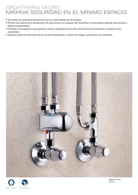 Sistemas sanitarios y griferías especiales Innovación ... - Grohe