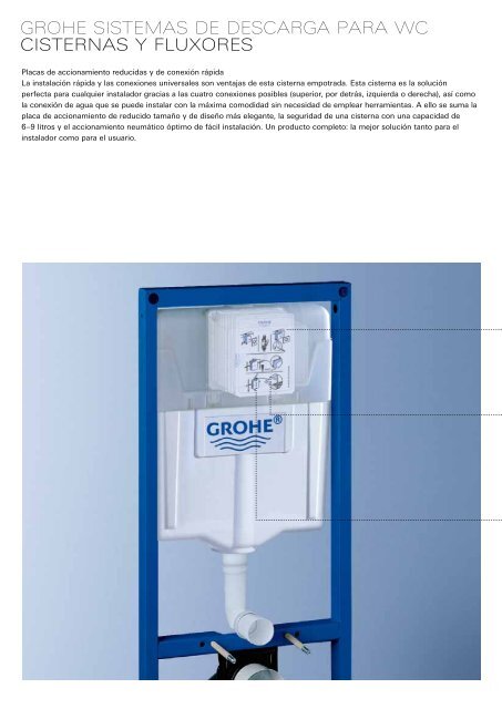 Sistemas sanitarios y griferías especiales Innovación ... - Grohe