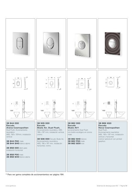 Sistemas sanitarios y griferías especiales Innovación ... - Grohe