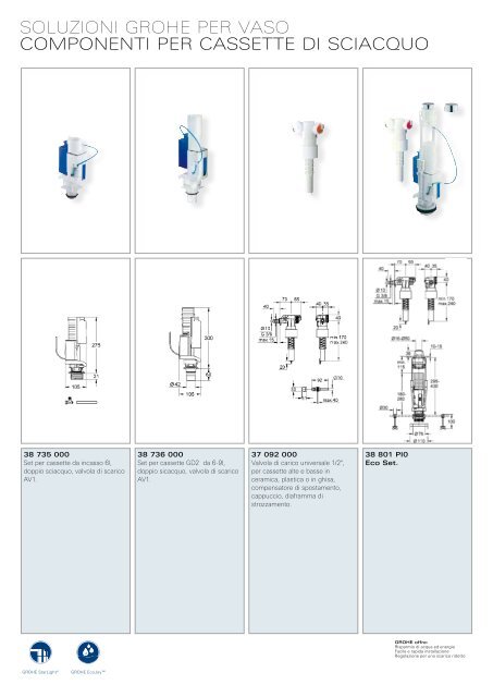 Rubinetteria speciale e sistemi di sciacquo Tecnologie e ... - Grohe