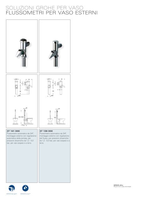 Rubinetteria speciale e sistemi di sciacquo Tecnologie e ... - Grohe