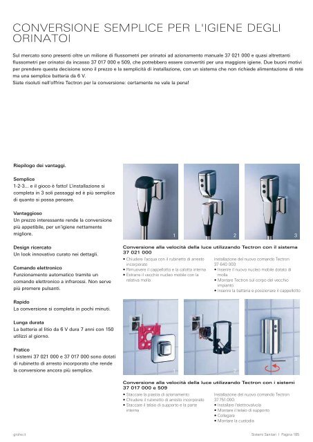 Rubinetteria speciale e sistemi di sciacquo Tecnologie e ... - Grohe