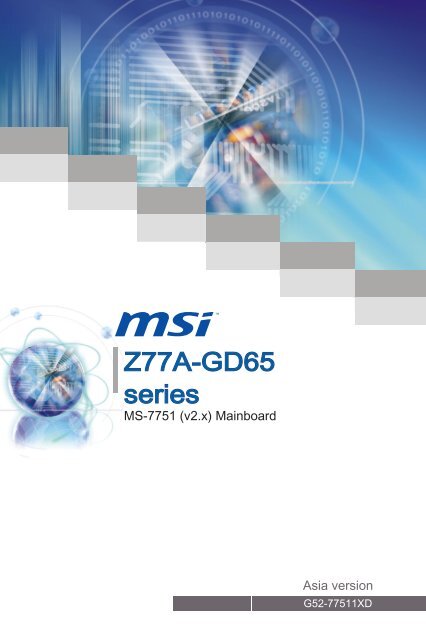 Z77a Gd65 Ser Es Msi Z77a Gd65 Ser Es Msi
